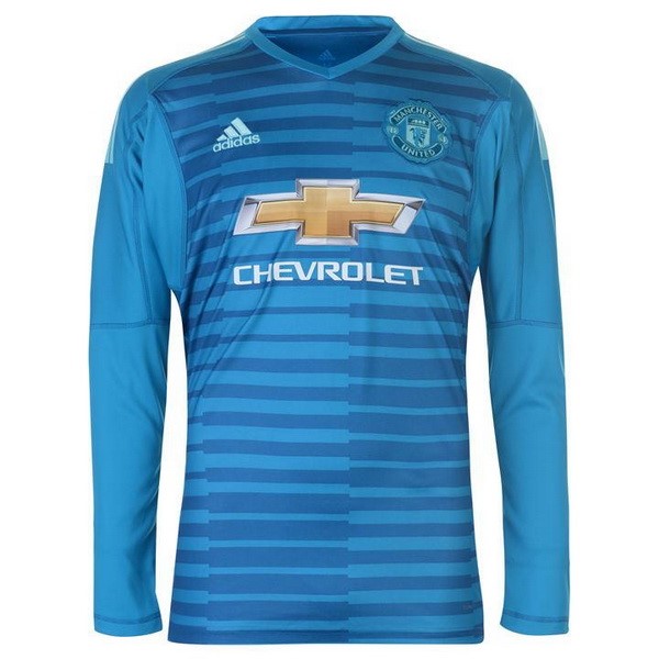 Ml Torwart Manchester United 2018-19 Blau Fussballtrikots Günstig